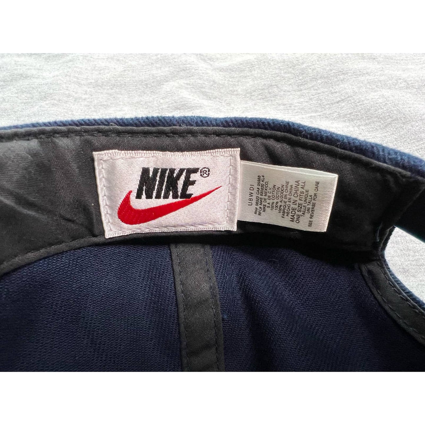 Vintage 90s Nike Air Oval Logo Snapback Hat