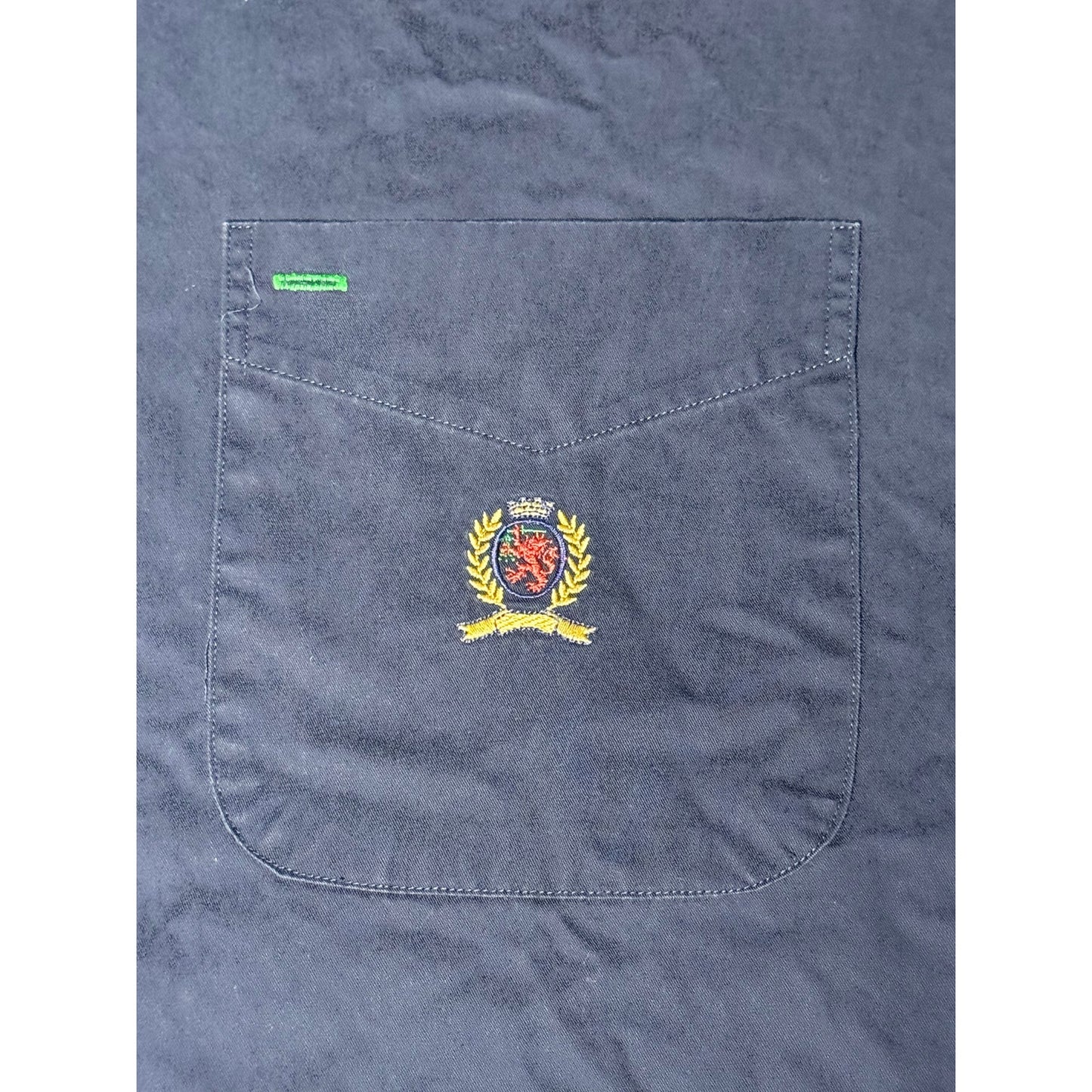 Vintage 90s Tommy Hilfiger Short Sleeve Button Down Shirt Medium