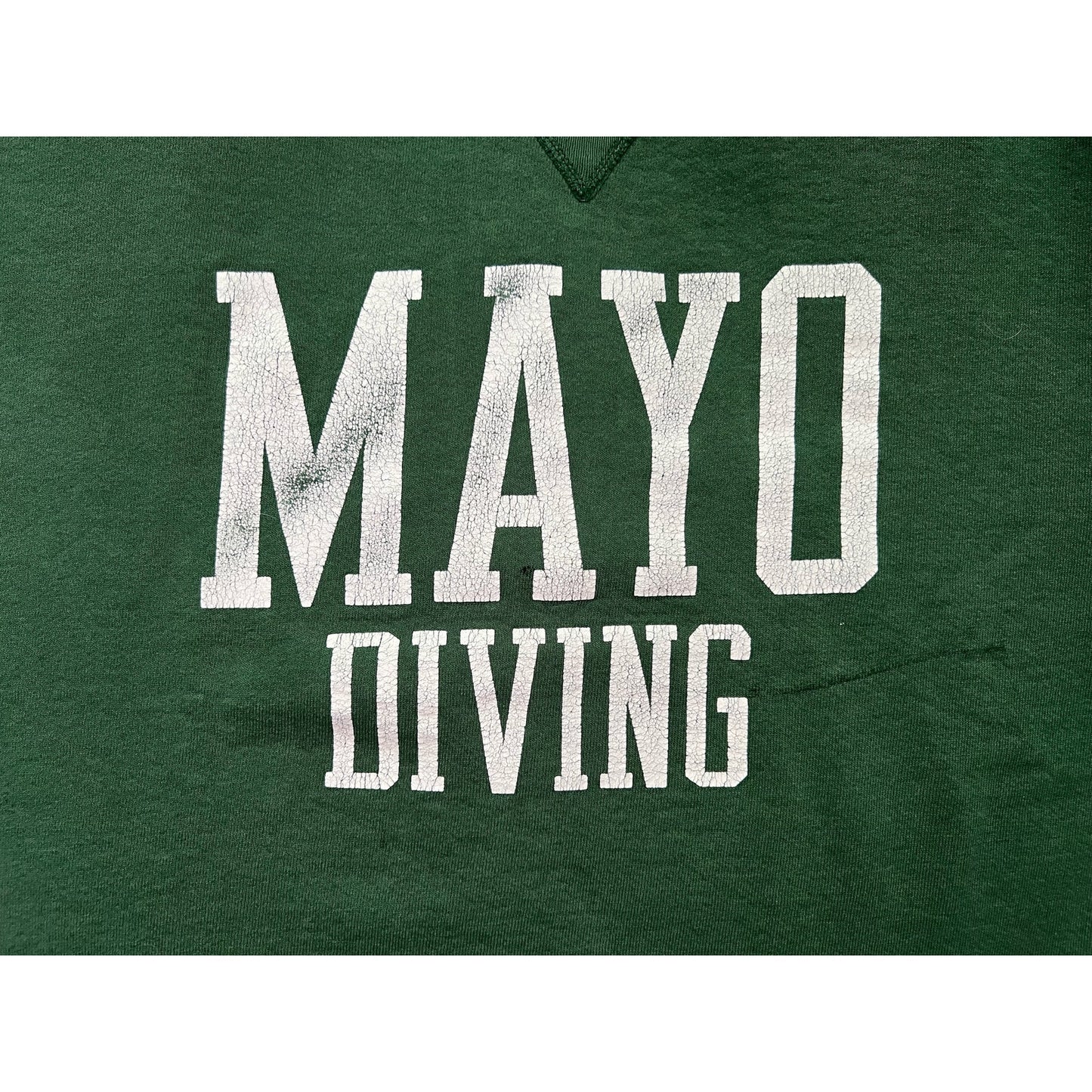 Vintage 90s Mayo Diving Russell Athletic Pullover Crewneck Sweatshirt XL