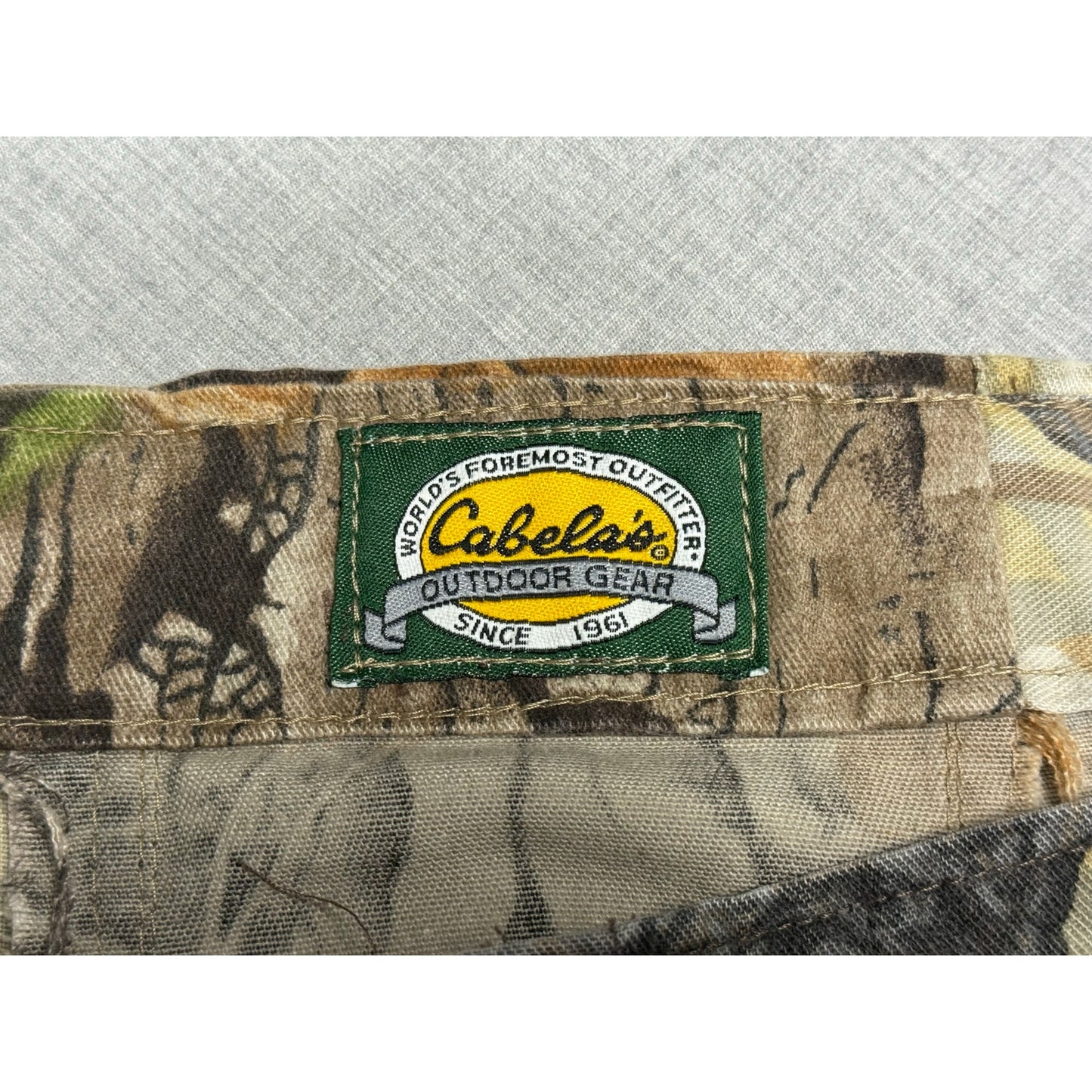 Vintage 90s Cabela’s Camo Military Hunting Cargo Pants XL Long