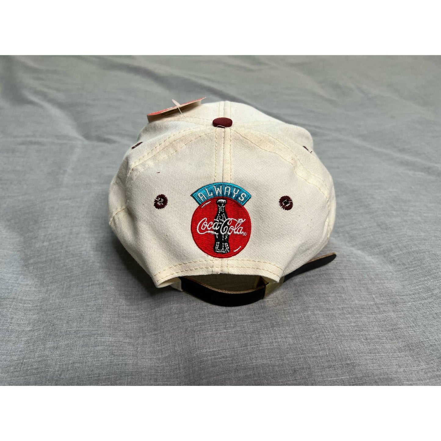 Vintage 90s Always In Houston Coca-Cola Adjustable Hat