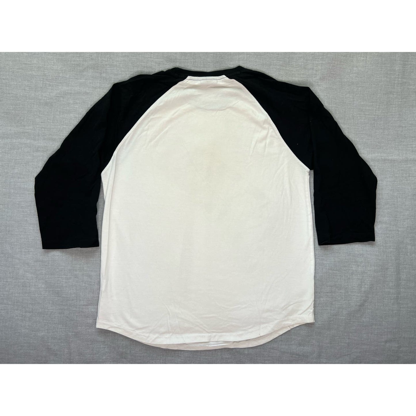 Stussy Spell Out Logo 3/4 Sleeve Raglan T-shirt Large