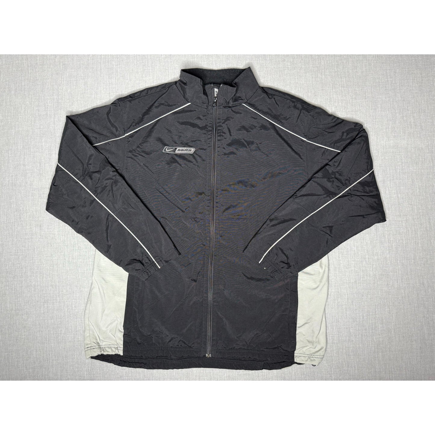 Vintage Y2K Nike Bauer Hockey Full Zip Jacket XL