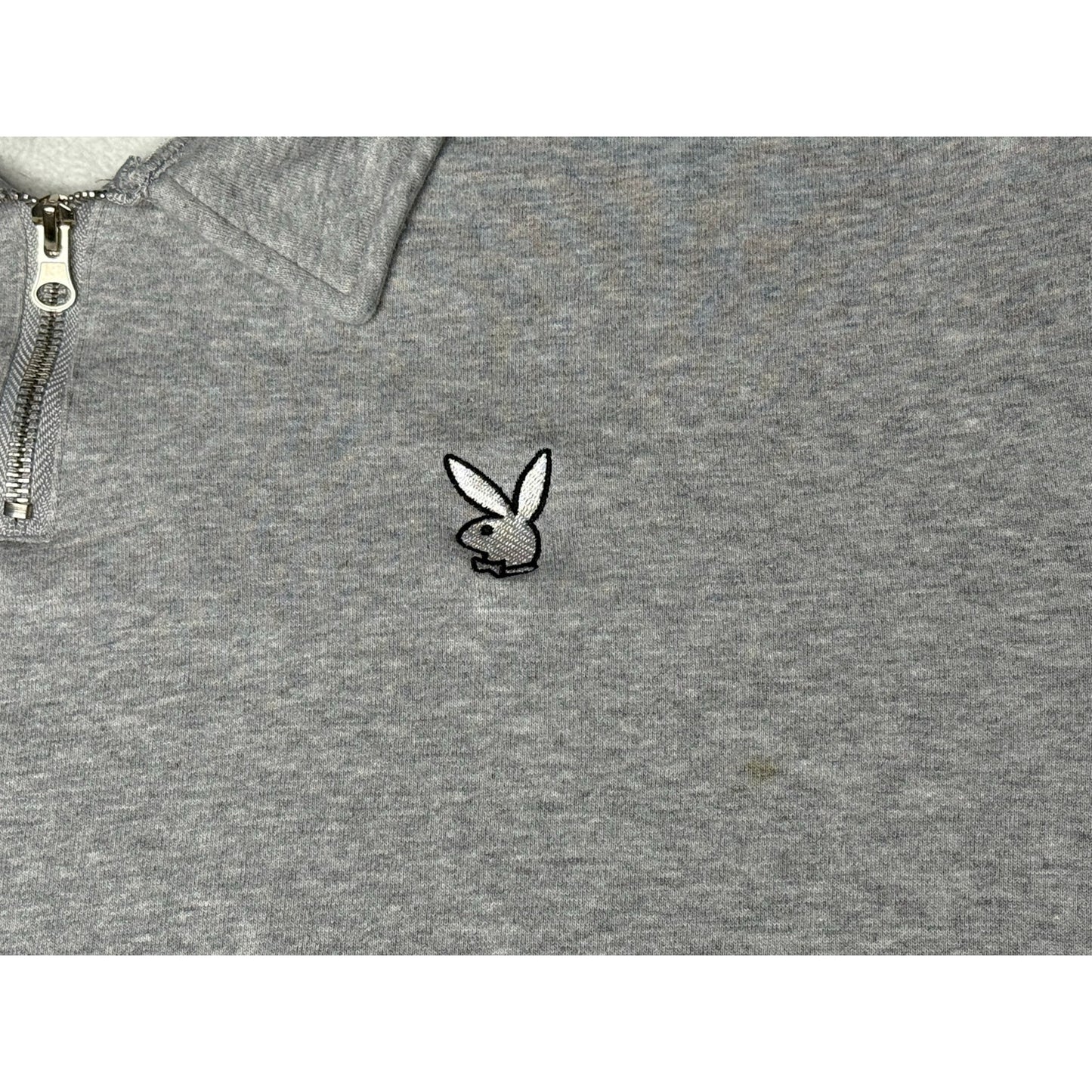 Playboy By Pacsun Quarter Zip Pullover Sweatshirt Large
