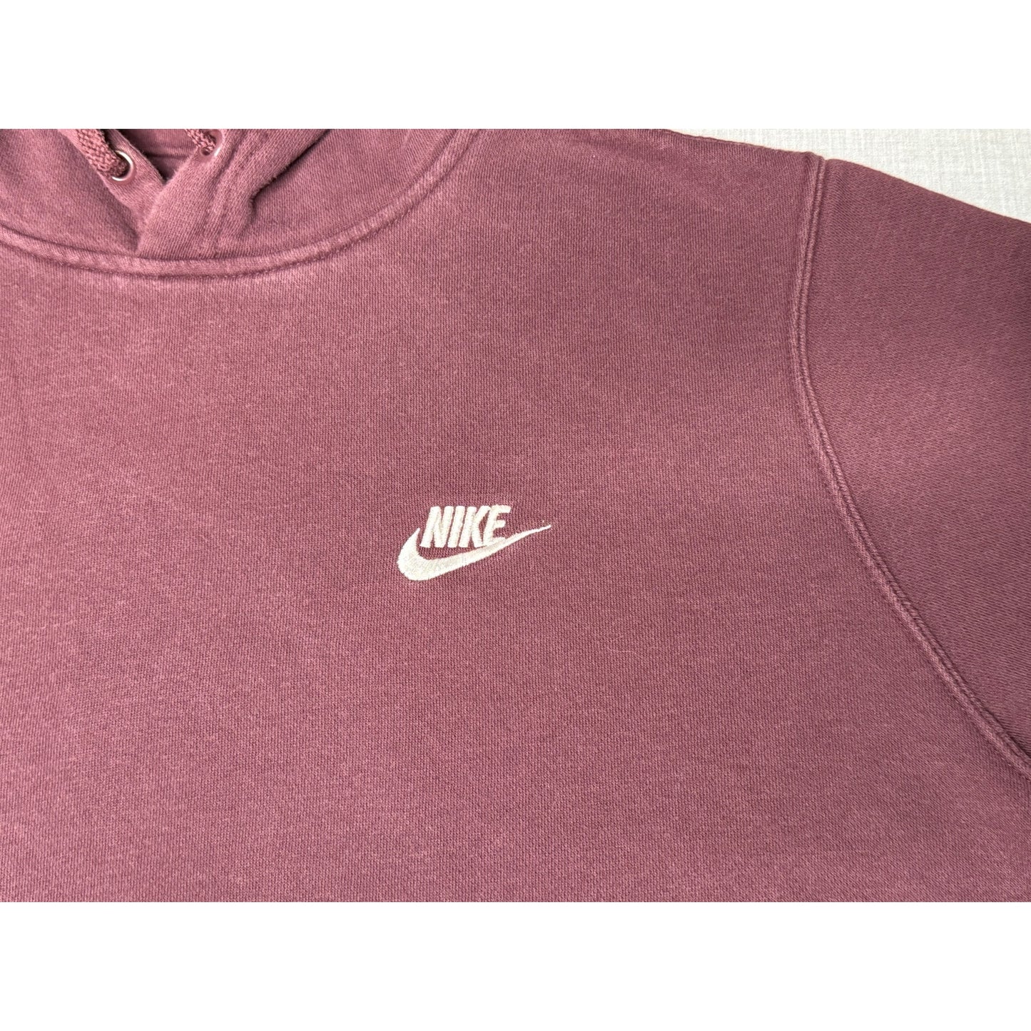 Nike Sportswear Burgundy Pullover Hoodie Large