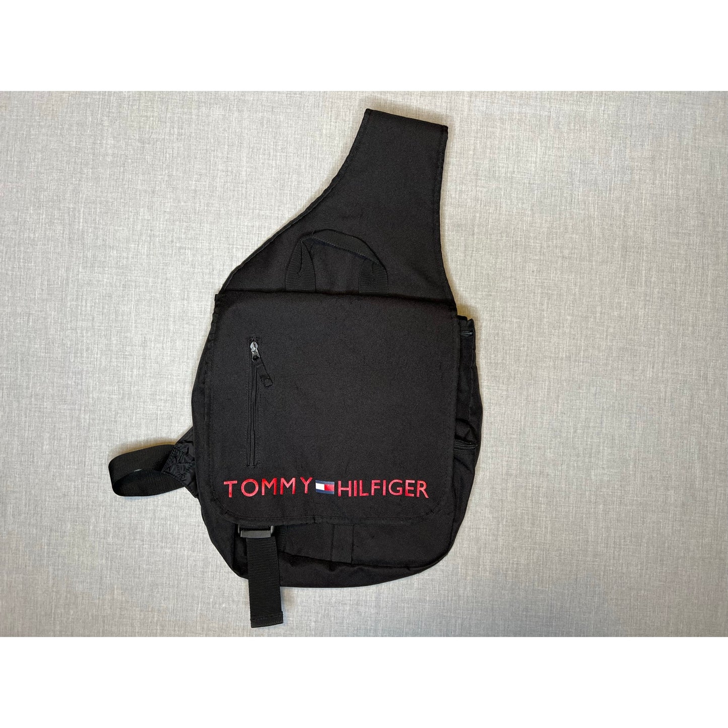 Vintage Tommy Hilfiger Multi Pocket Crossbody Sling Bag