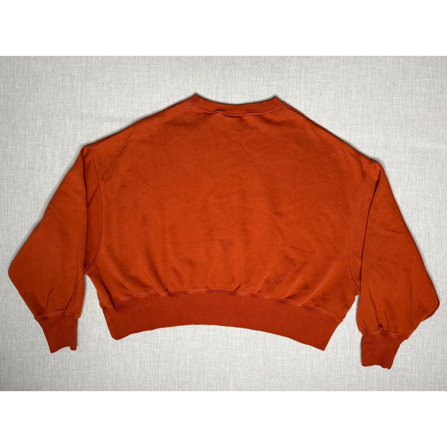 Nike Center Check Cropped Pullover Crewneck Sweatshirt Women’s Small