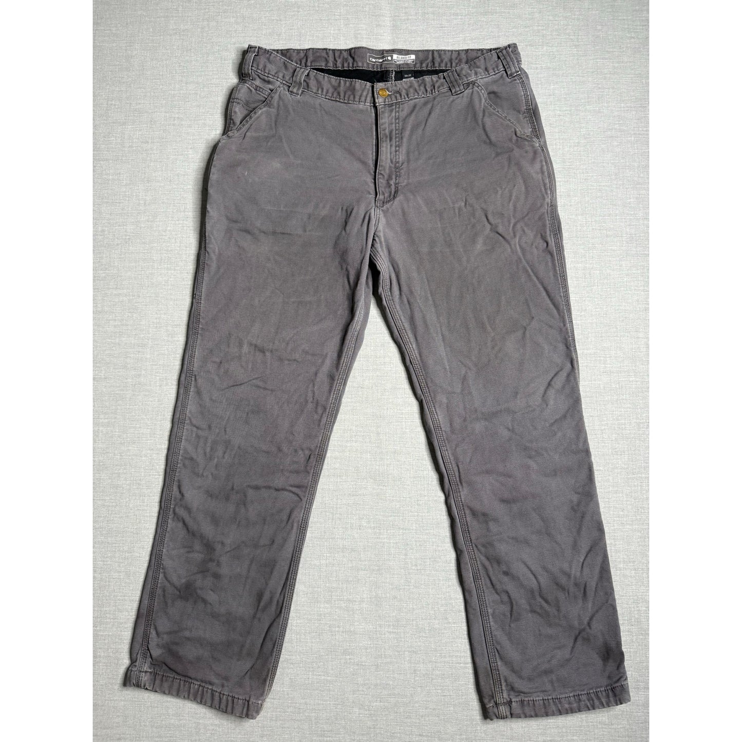 Carhartt Lined Relaxed Fit Rugged Flex Carpenter Work Pants 38x32
