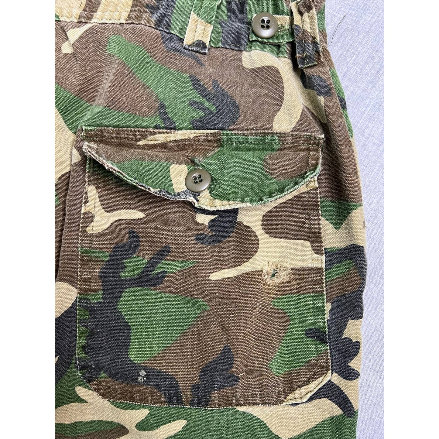 Vintage Ranger Camouflage Duck Camo Pants Large