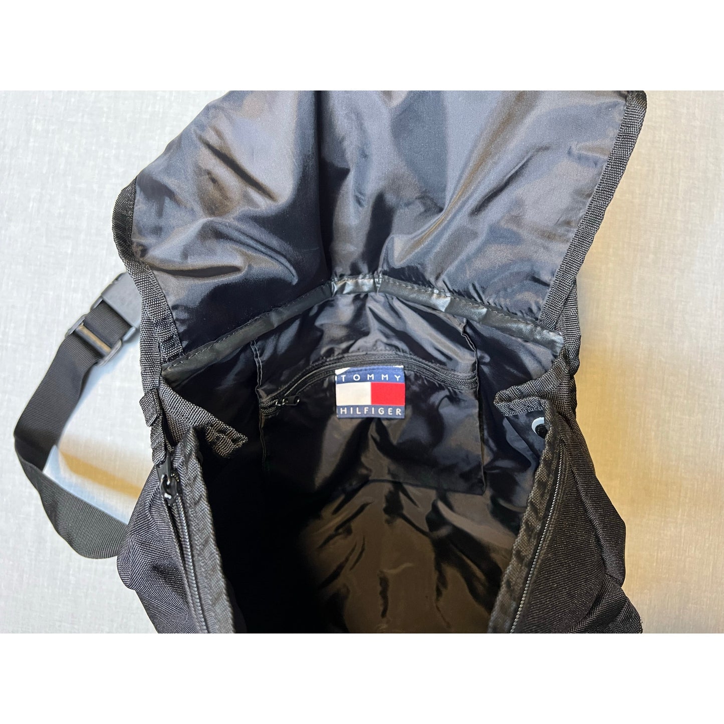 Vintage Tommy Hilfiger Multi Pocket Crossbody Sling Bag