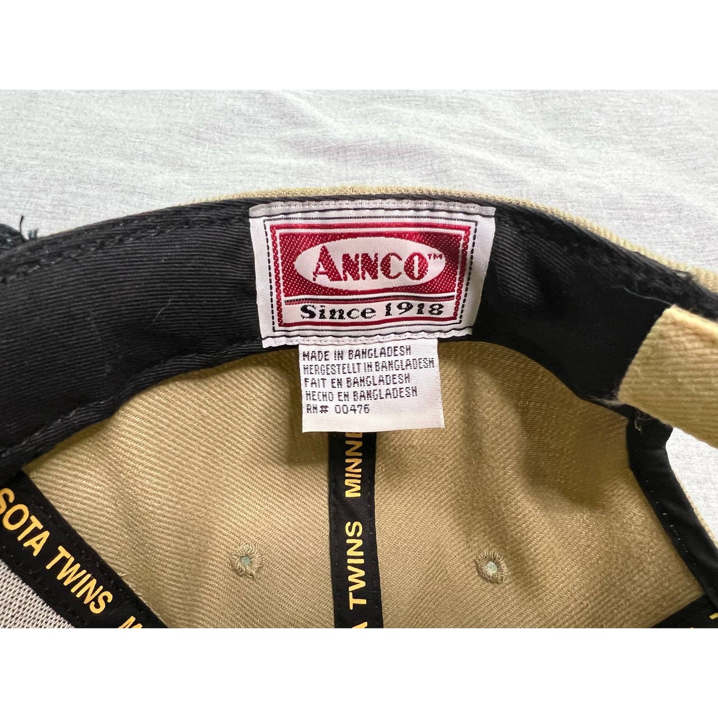 Vintage Minnesota Twins Annco Adjustable Hat