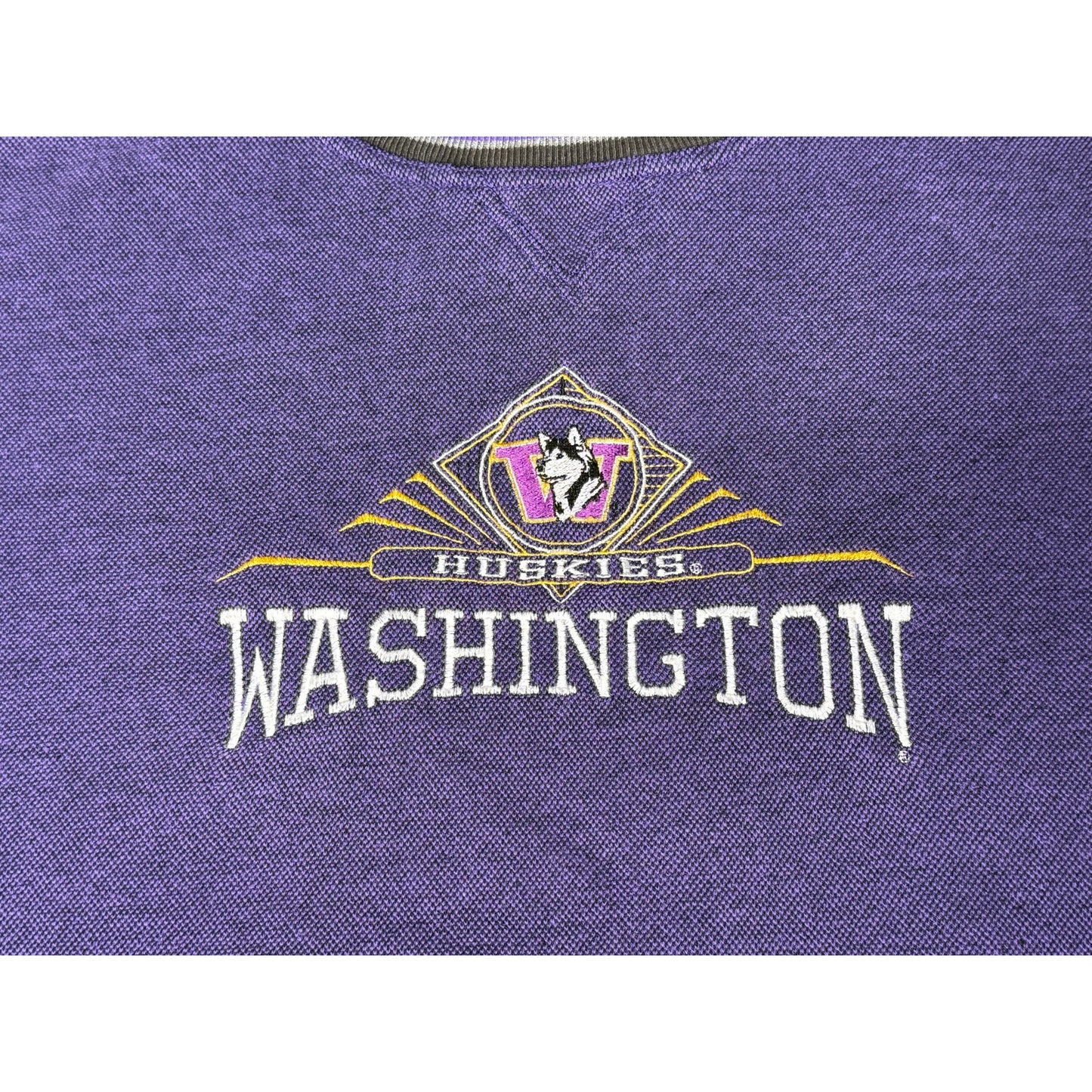 Vintage Washington Huskies Pullover Knit Crewneck Sweatshirt XL