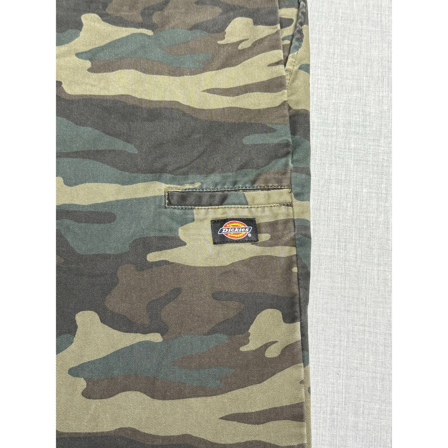 Dickies Woodland Camo Skinny Straight Work Pants 39x29