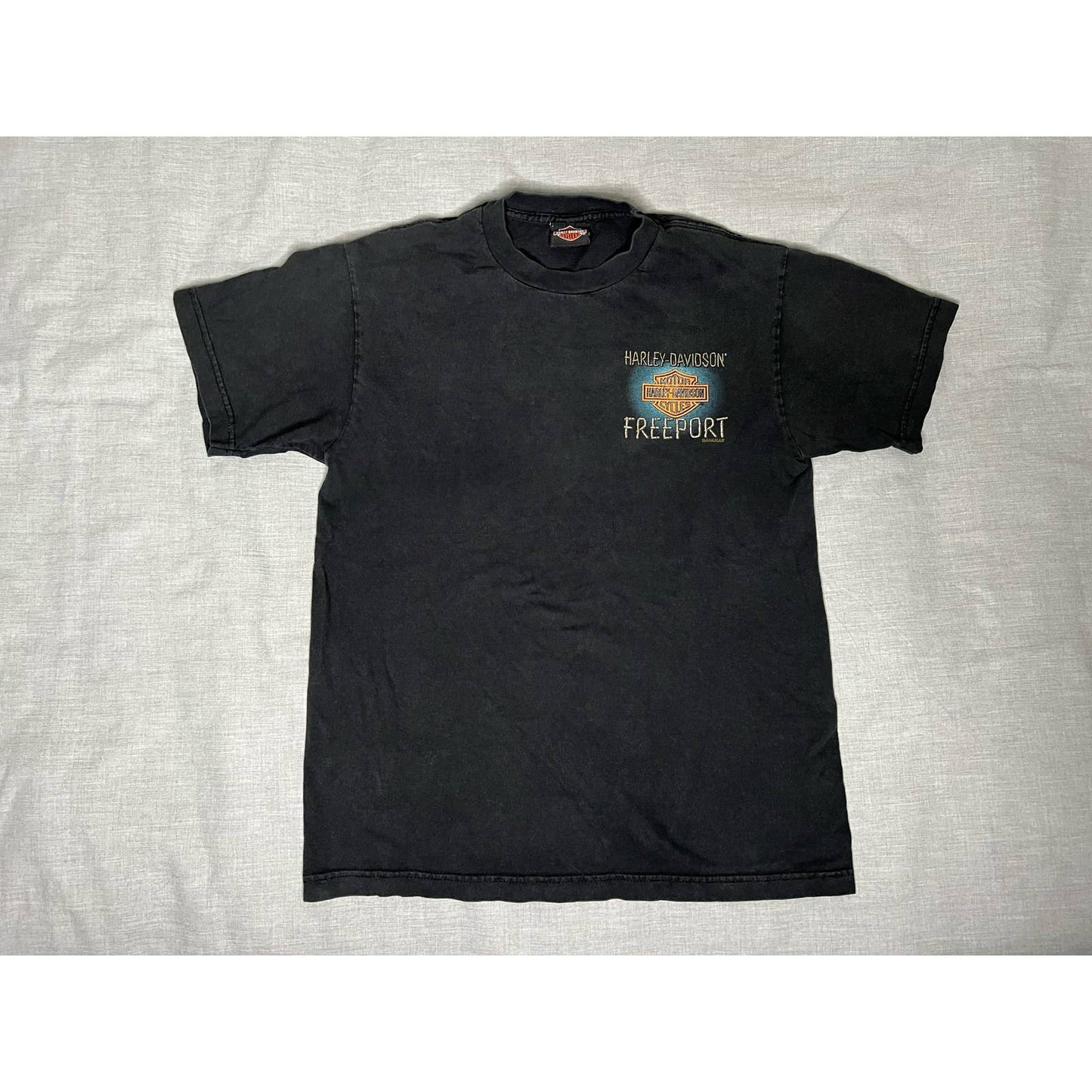 Harley Davidson Freeport Bahamas Double Sided T-shirt Medium