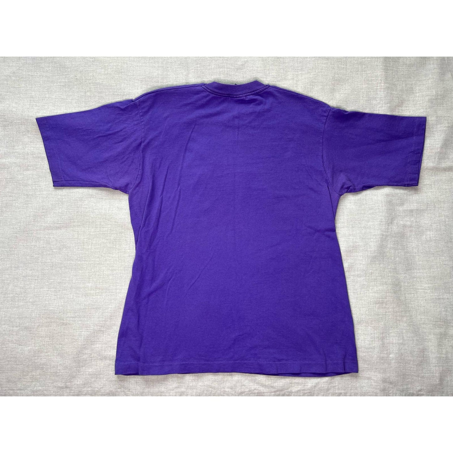 Vintage Honors Single Stitch Purple Pocket T-shirt Large