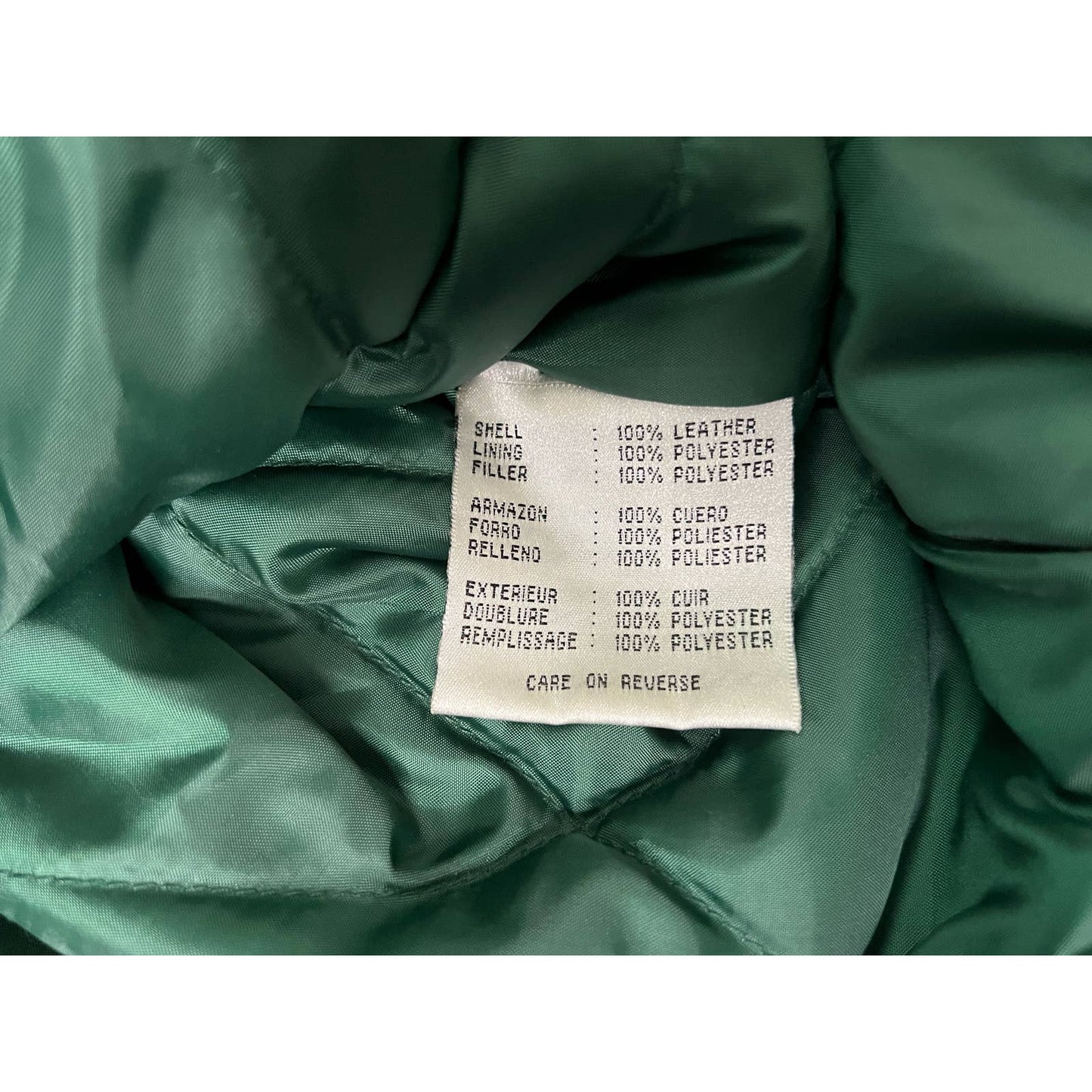 Vintage 90s Green Bay Packers Lined Leather Jacket XL
