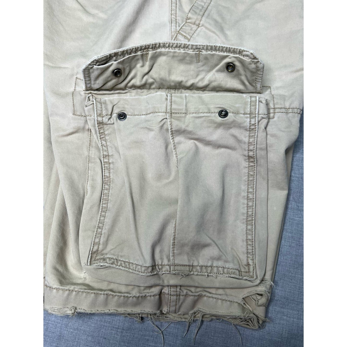 Vintage Polo Ralph Lauren Military Surplus Distressed Cargo Shorts 34