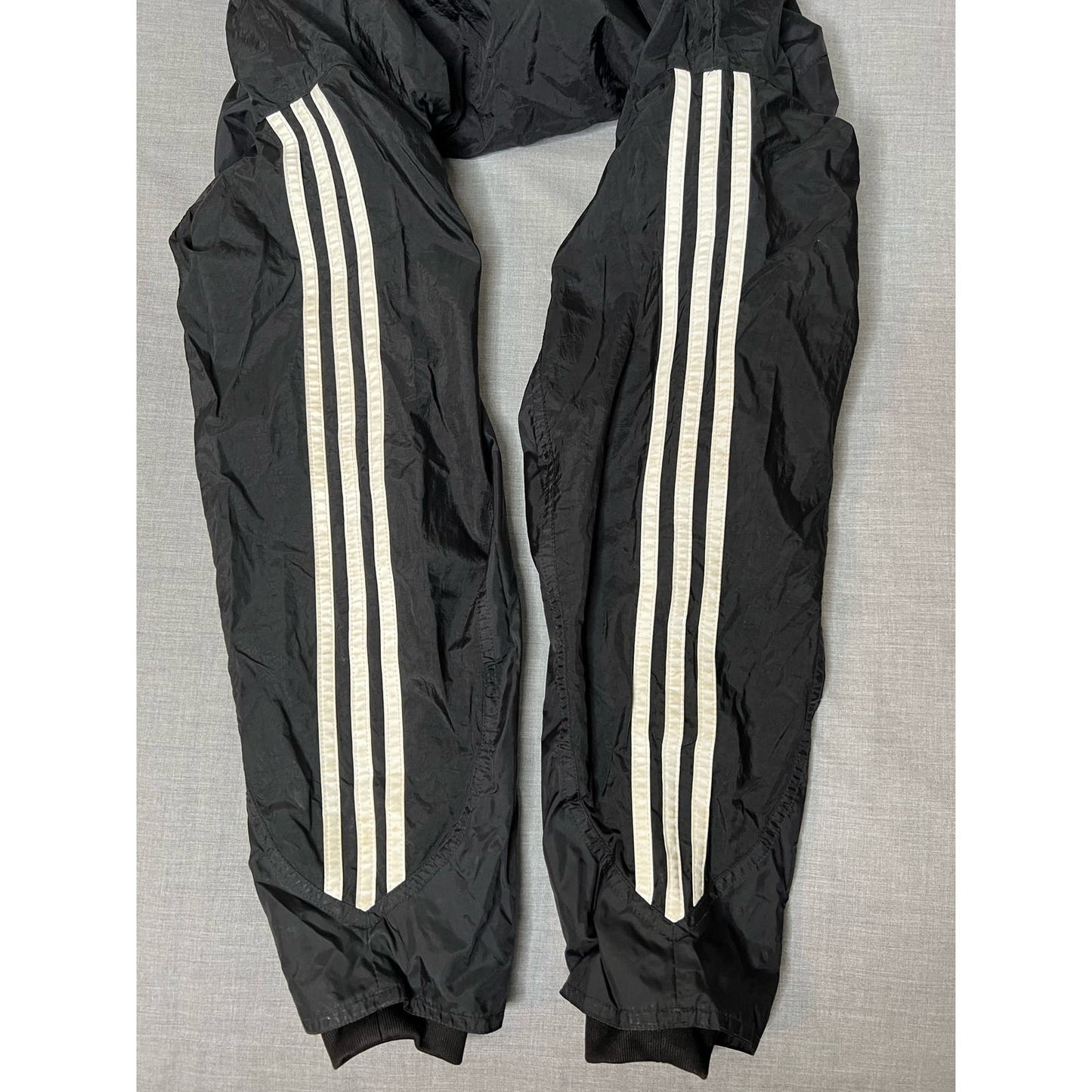 Vintage Adidas Lined Full Zip Windbreaker Large
