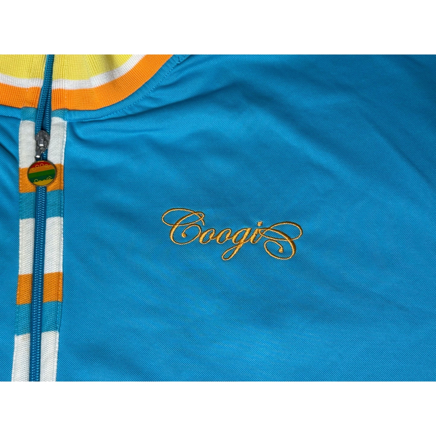 Vintage Y2K Coogi Embroidered Bird Scenery Full Zip Track Jacket 5XL
