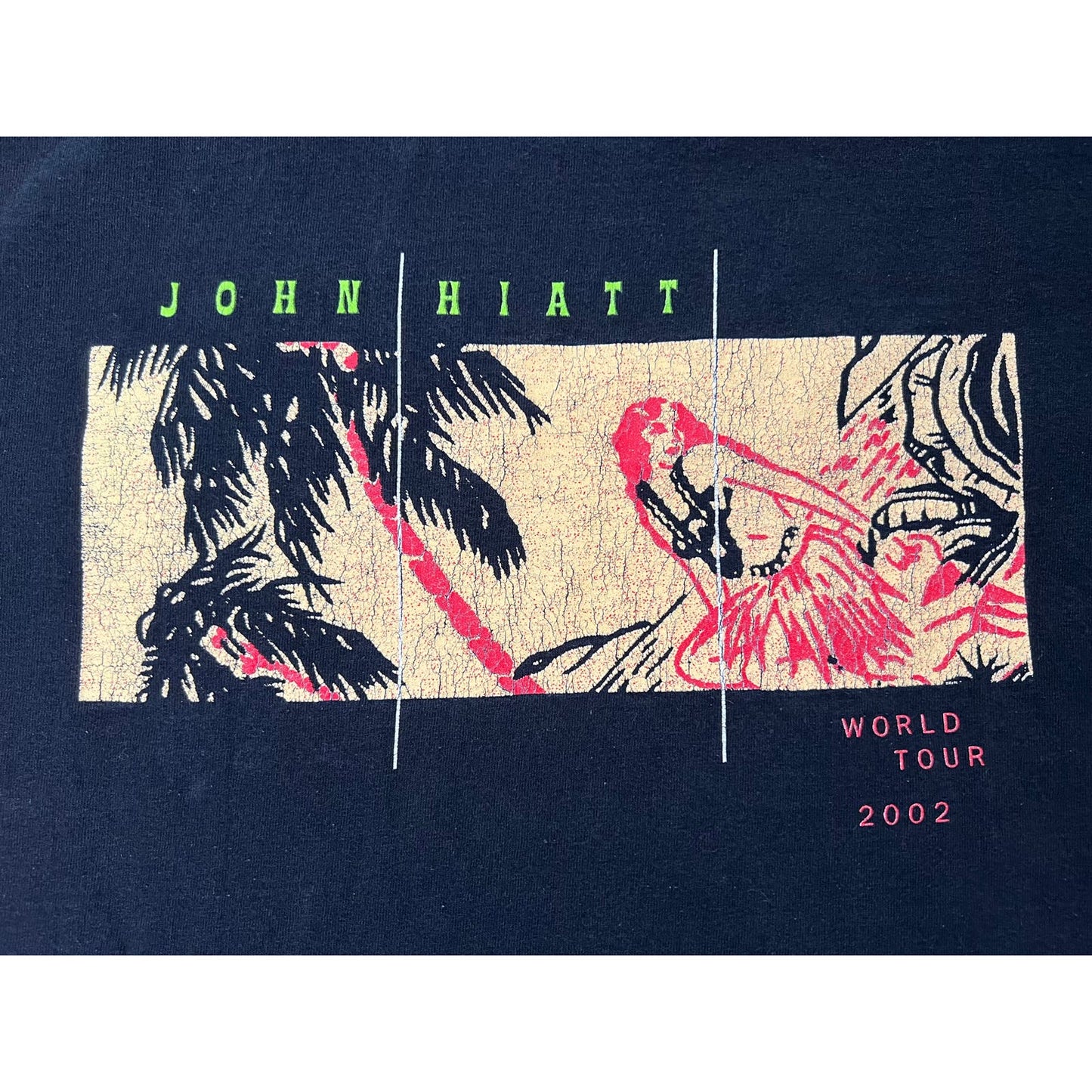 Vintage John Hiatt World Tour 2002 T-shirt XL