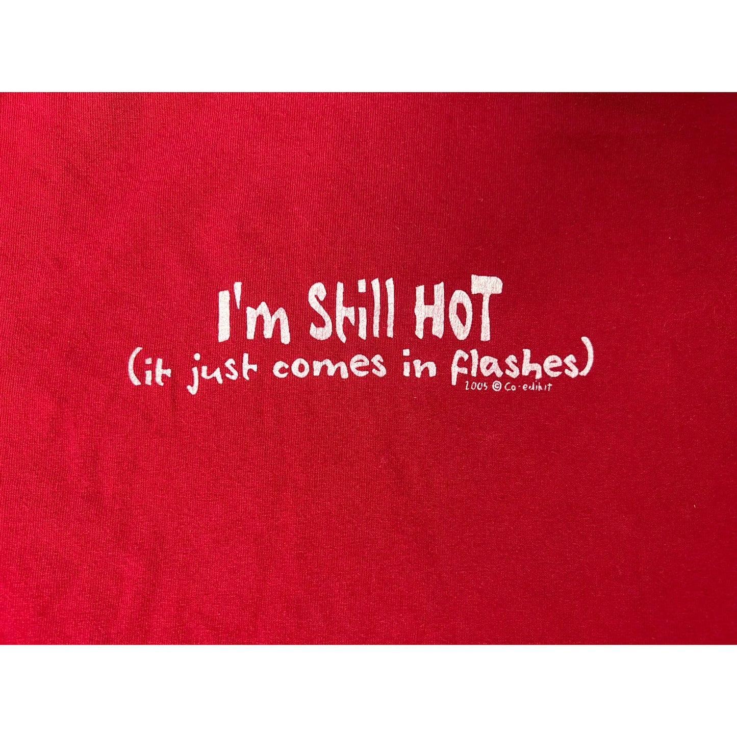 Vintage Y2K I’m Still Hot It Just Comes In Flashes T-shirt Medium