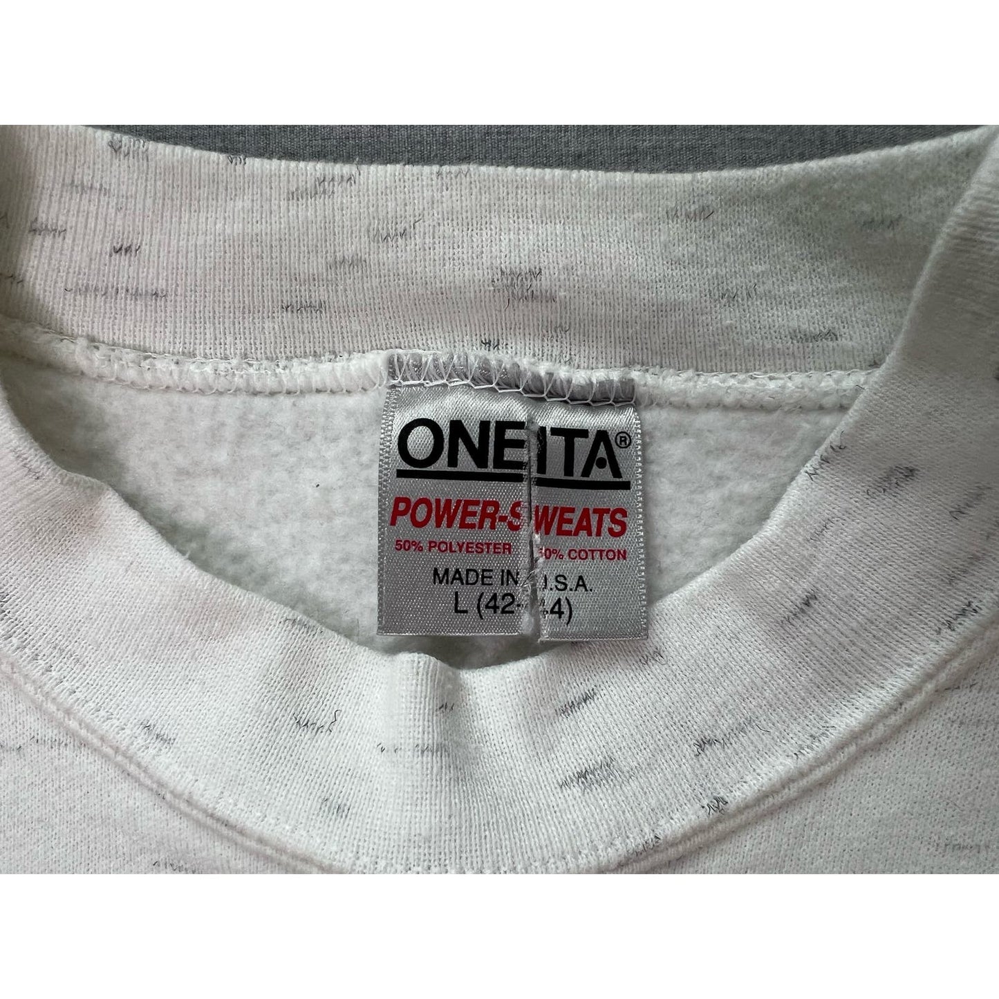 Vintage 90s Oneita Blank Pullover Crewneck Sweatshirt Large