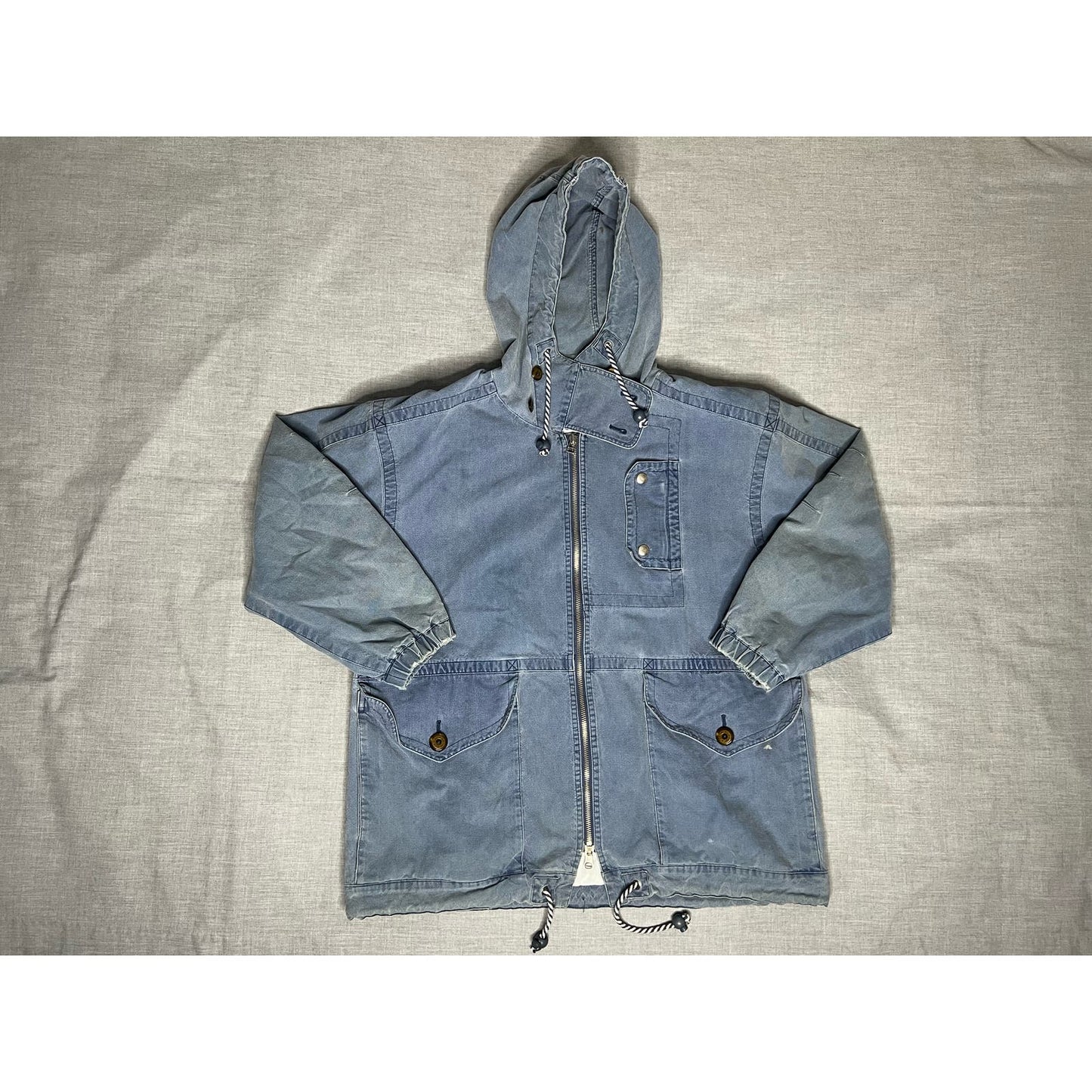 Vintage London Fog Denim Full Zip Jean Jacket Small Regular