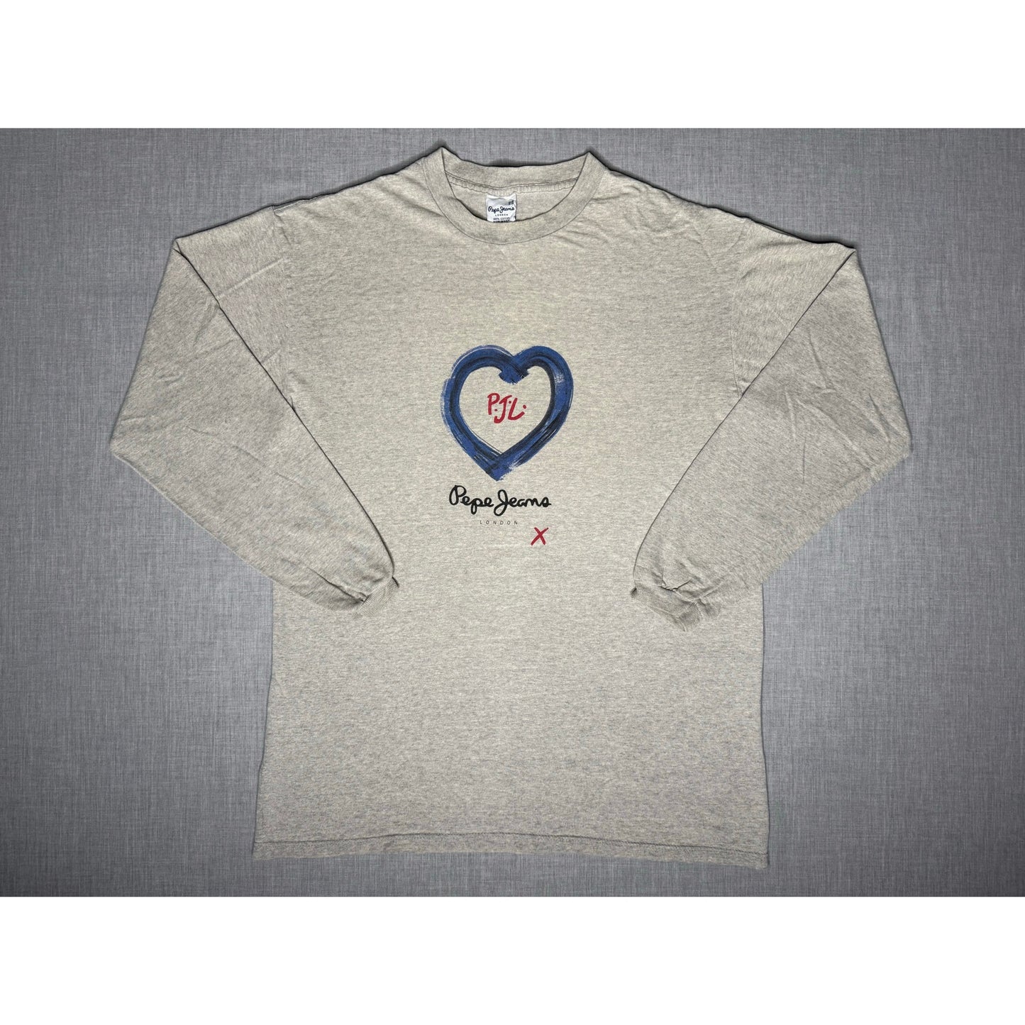 Vintage Pepe Jeans London Long Sleeve T-shirt One Size