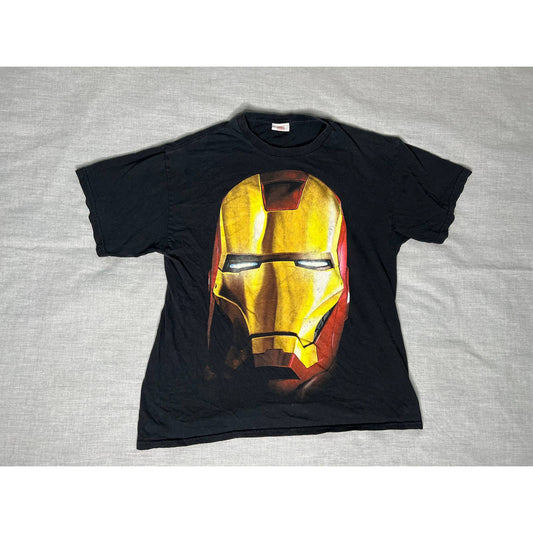 Iron Man 2 2010 Movie Promo Big Helmet T-shirt Medium