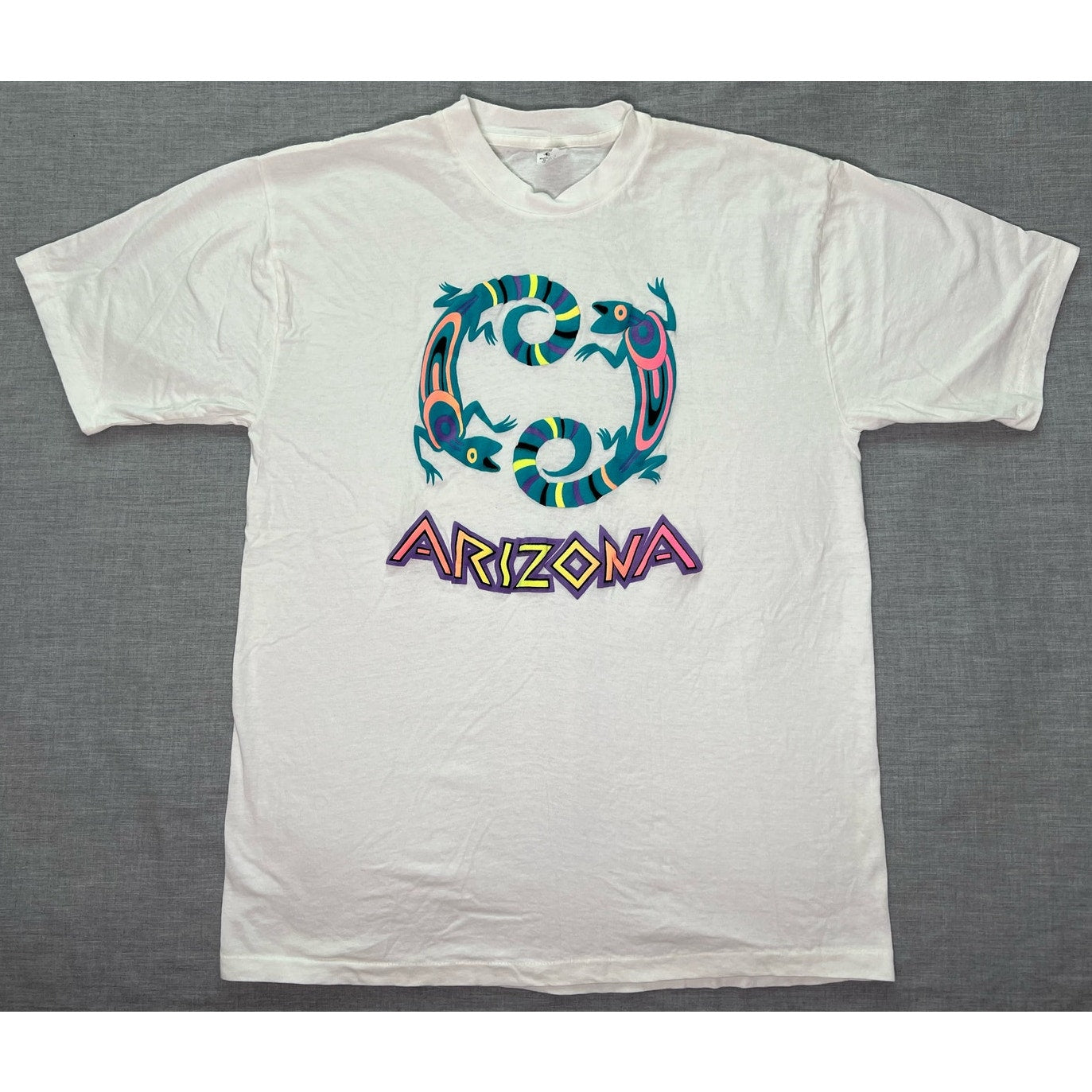 Vintage Arizona Lizard Single Stitch Graphic T-shirt Large