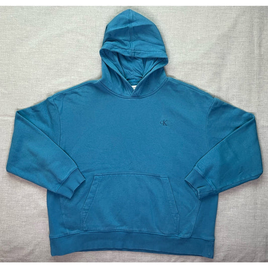 Calvin Klein Relaxed Fit Pullover Hoodie Sweatshirt XL