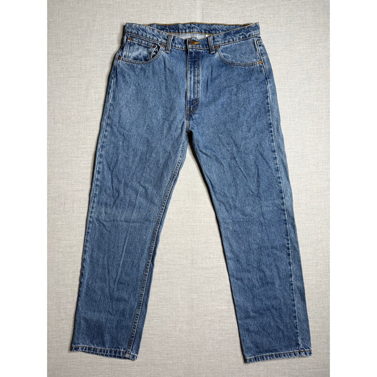 Vintage 90s Levi’s 505 Regular Fit Straight Leg Jeans 36x30