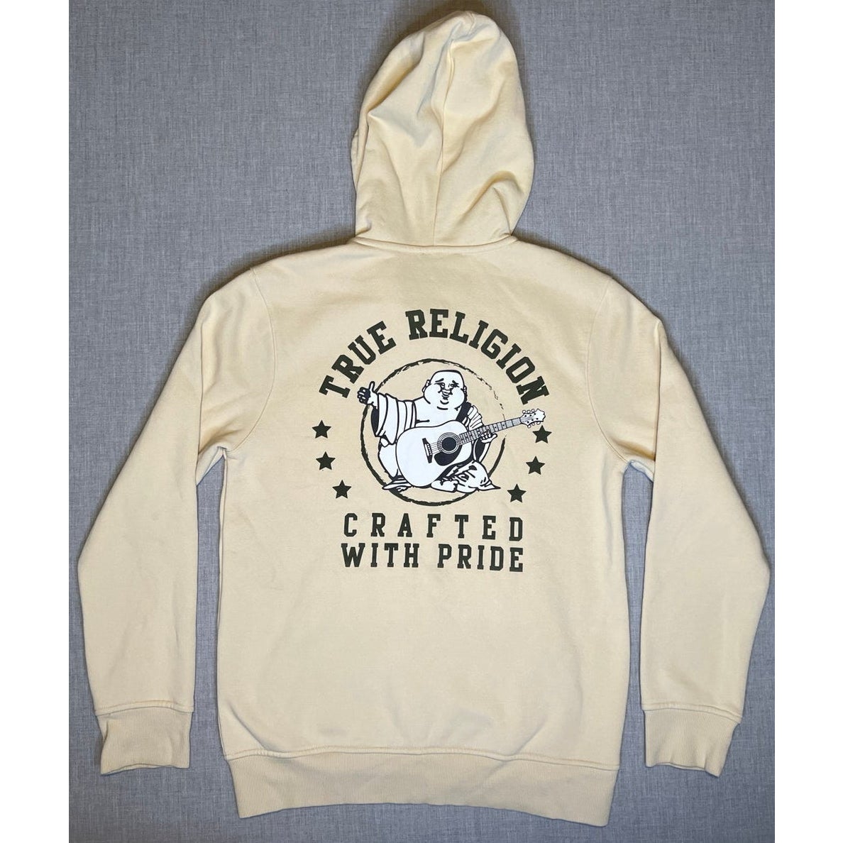 True Religion Crafted With Pride Buddha Full Zip Hoodie Small