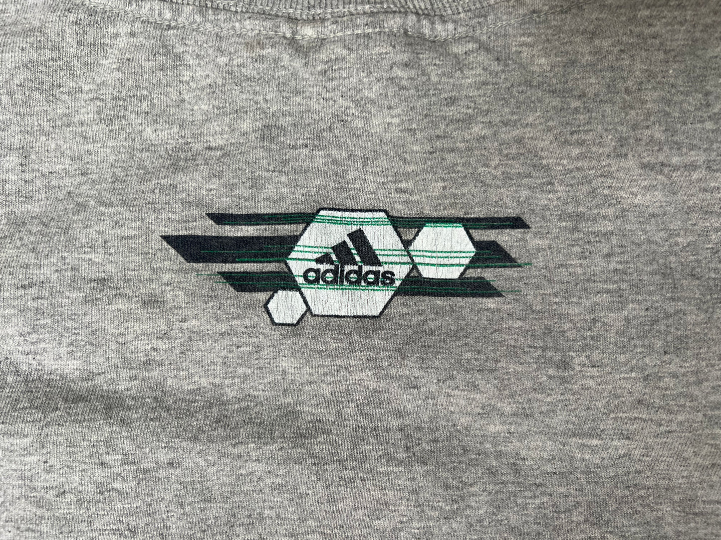 Vintage Adidas Hexagon Double Sides T-shirt XL