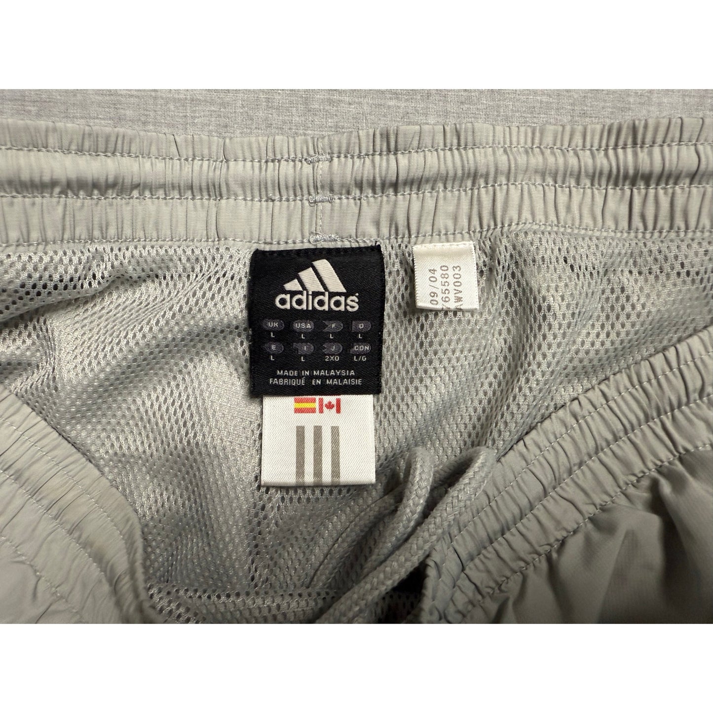 Vintage 2004 Adidas Mesh Lined Baggy Track Pants Large