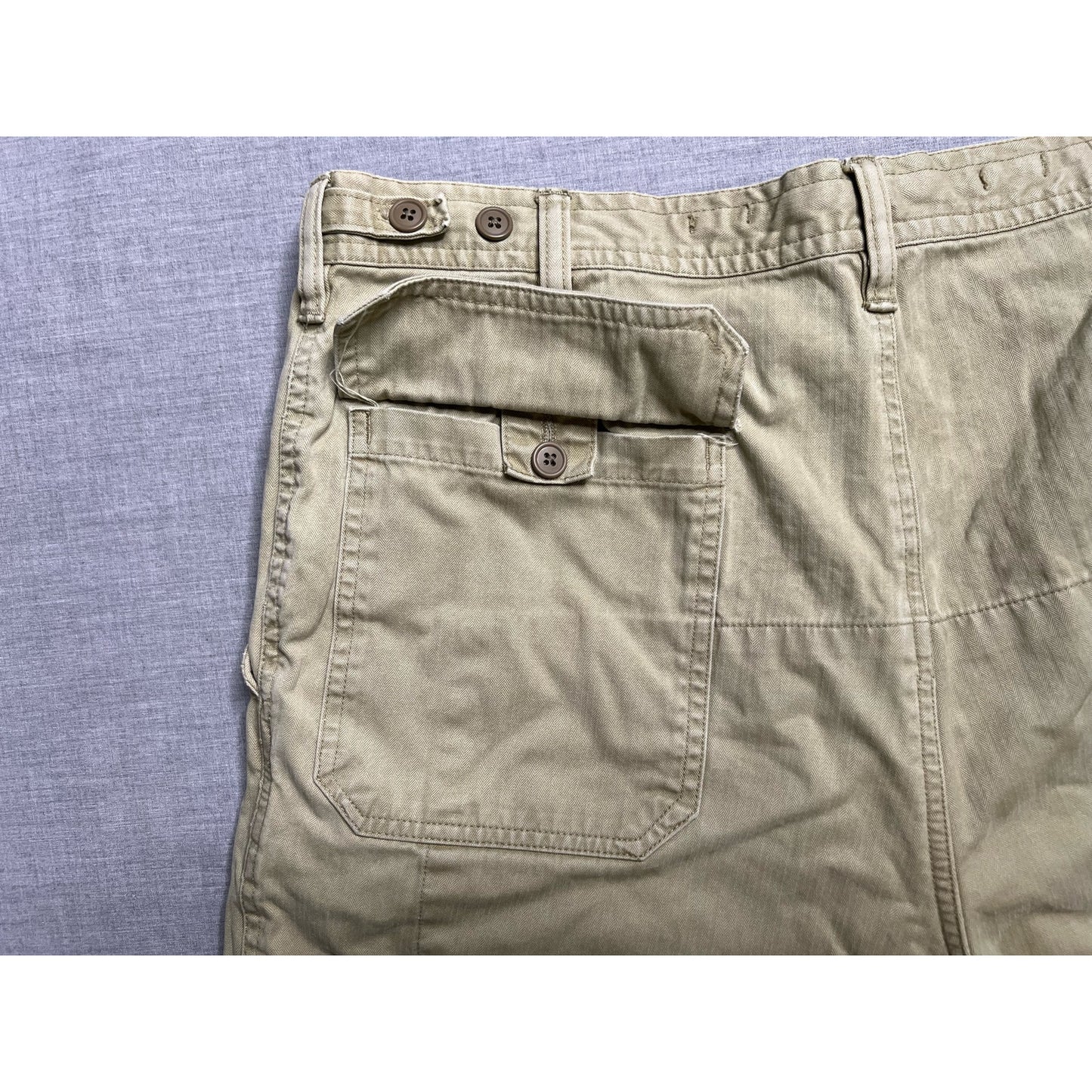 Vintage Y2K Gap Khaki Double Knee Hiking Pants 38x30