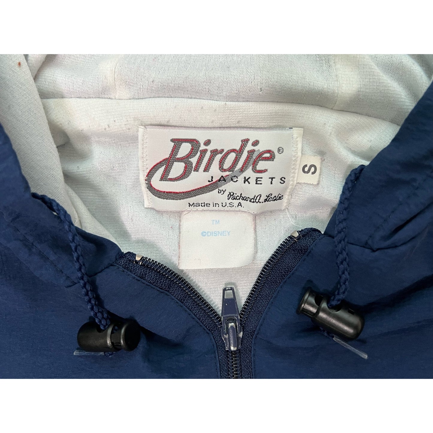 Vintage 2002 Toon Disney Quarter Zip Lined Windbreaker Jacket Small