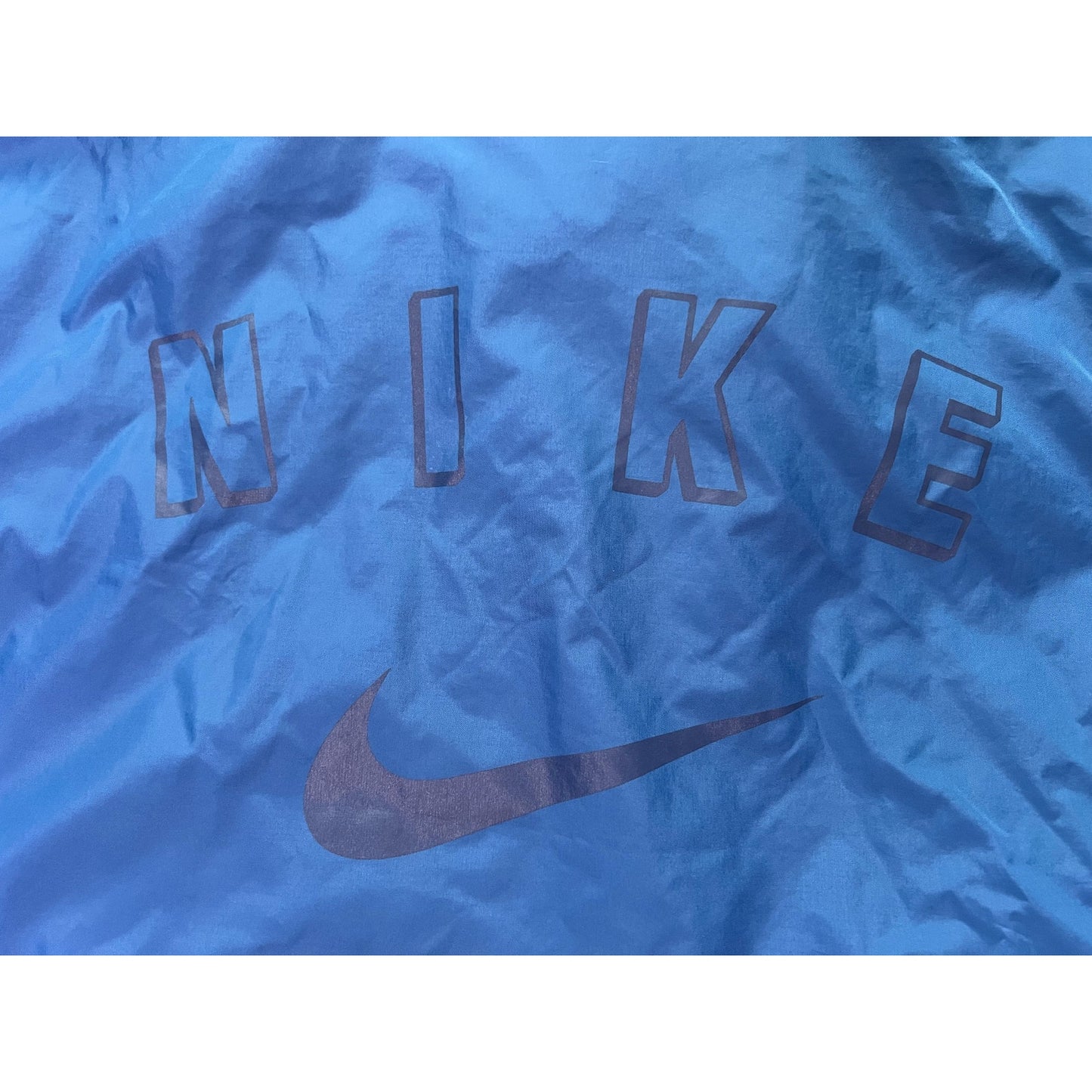 Vintage 90s Nike Snap Up Collared Windbreaker Light Jacket Youth Medium