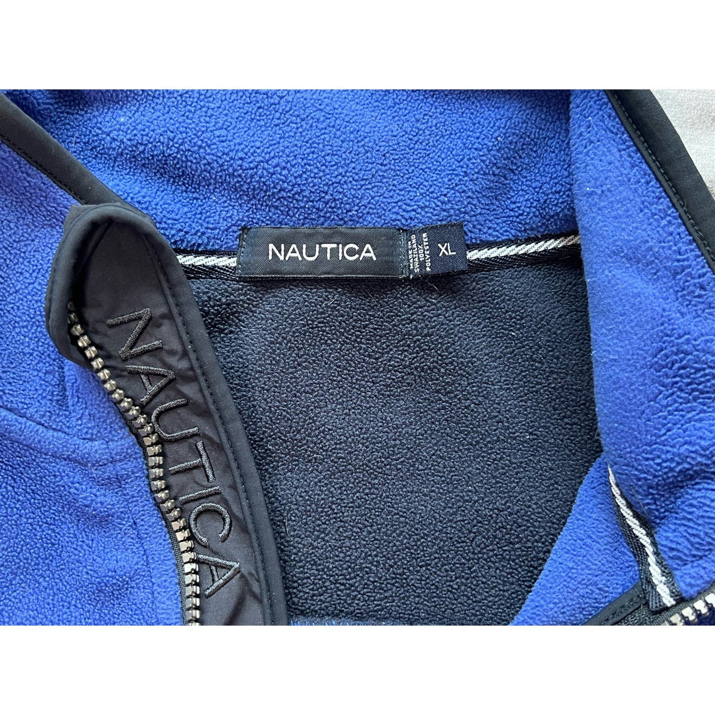 Nautica Fleece Pullover Quarter Zip Sweatshirt XL