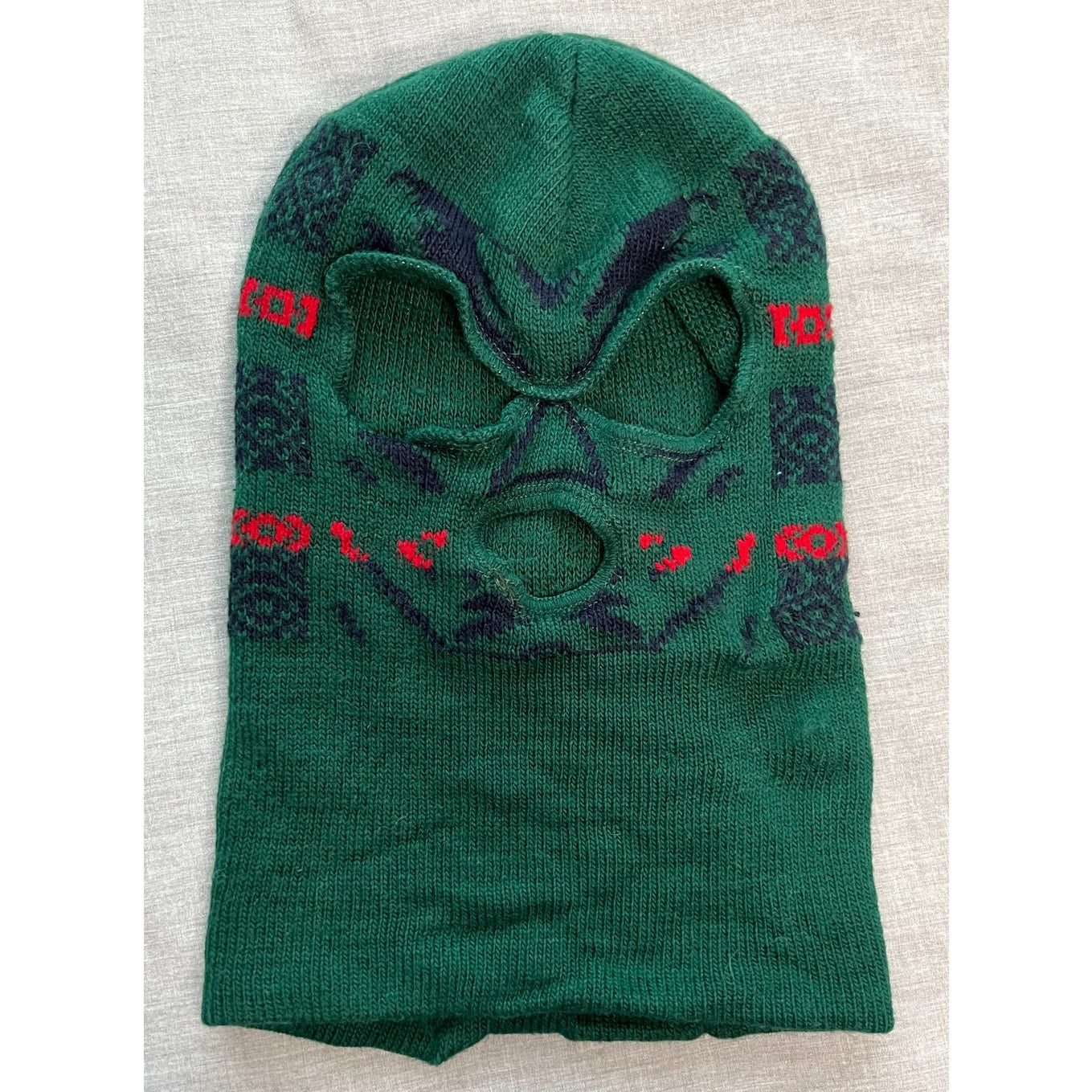 Vintage Aztec Tribal Pattern Knit Ski Mask Balaclava