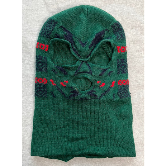 Vintage Aztec Tribal Pattern Knit Ski Mask Balaclava