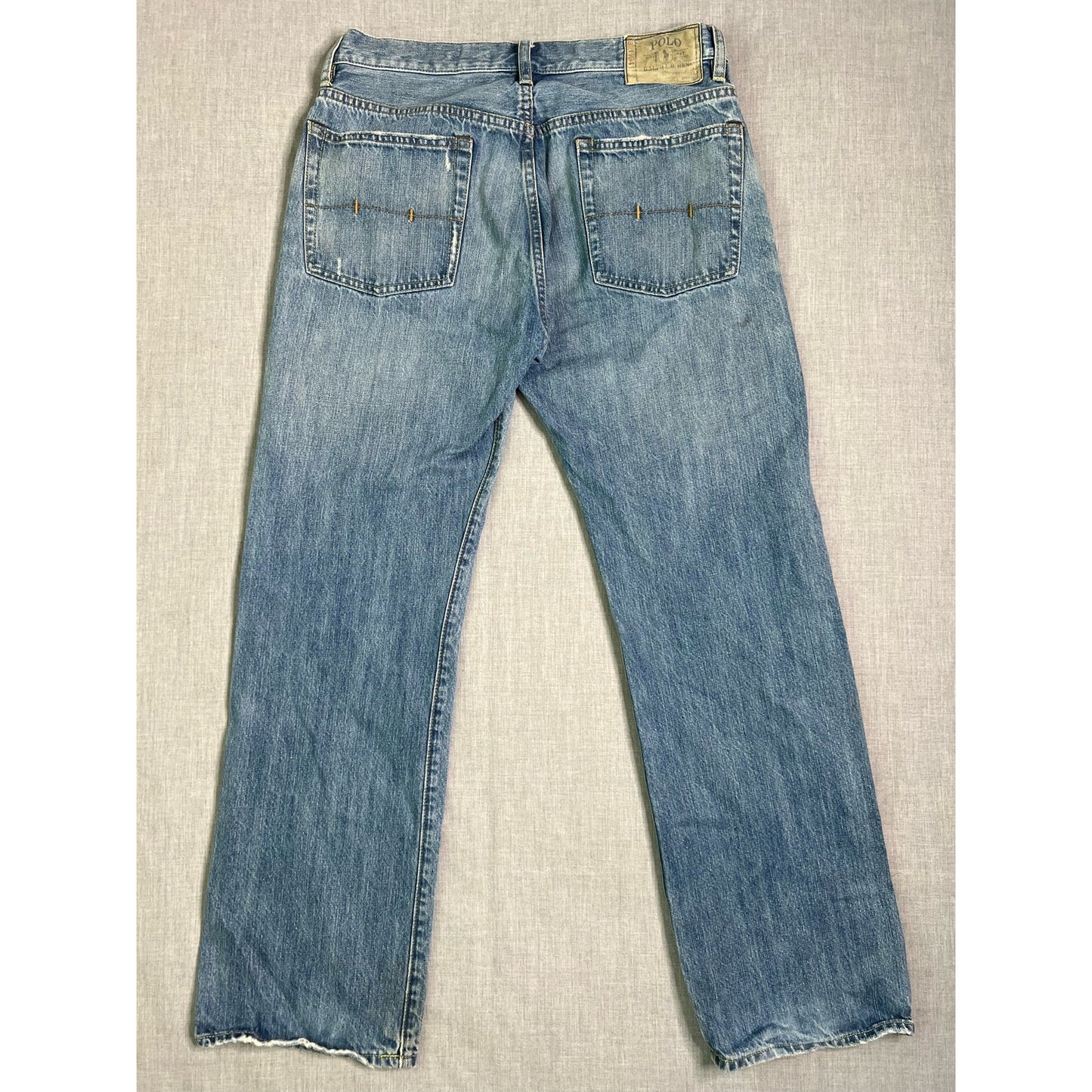 Polo Ralph Lauren Distressed Faded Blue Jeans 31x30