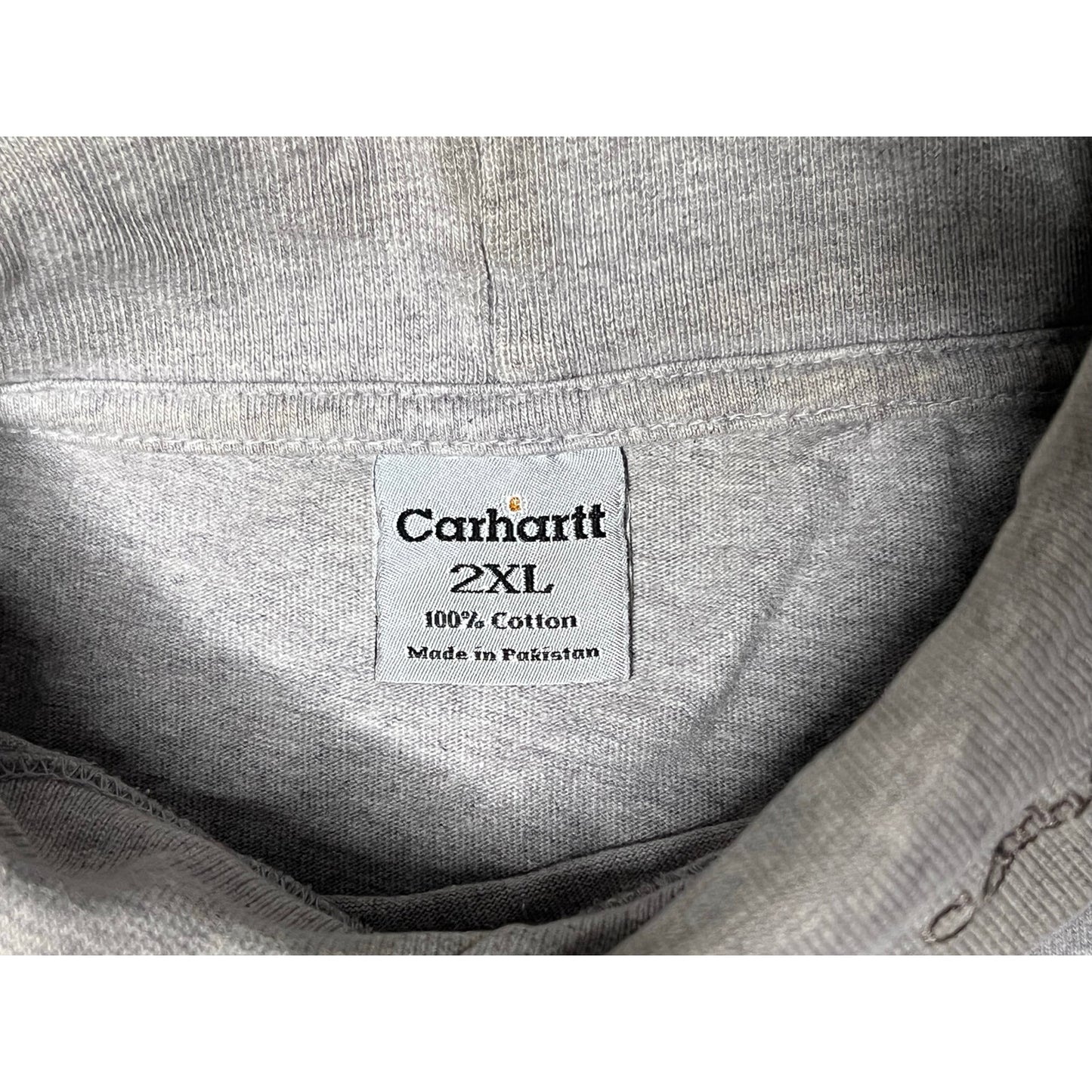 Vintage Carhartt Collar Logo Long Sleeve Turtleneck Shirt 2XL