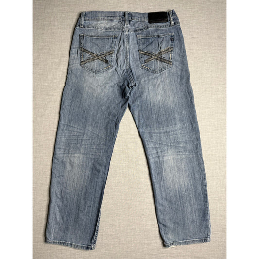 Rock & Republic Grady Relaxed Straight Jeans 34x30