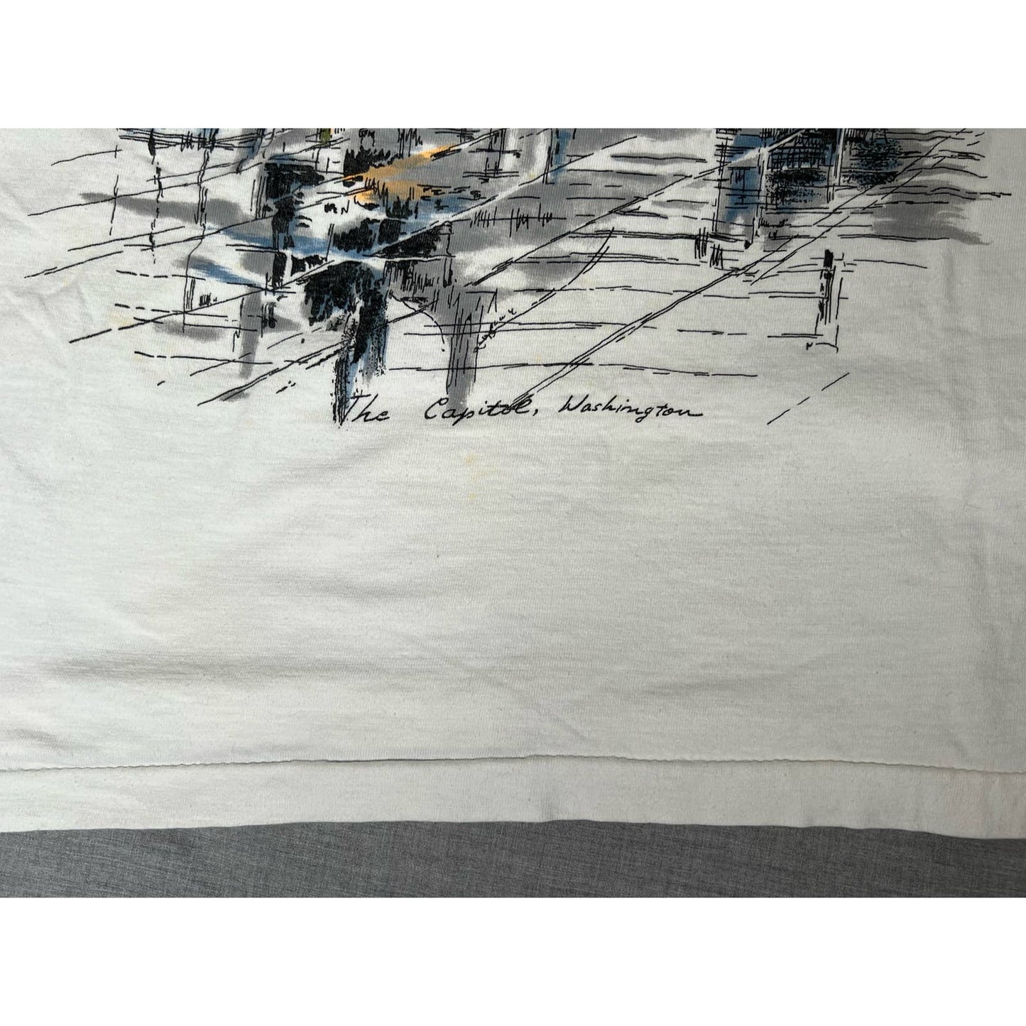 Vintage Washington DC U.S. Capitol Single Stitch T-shirt XL