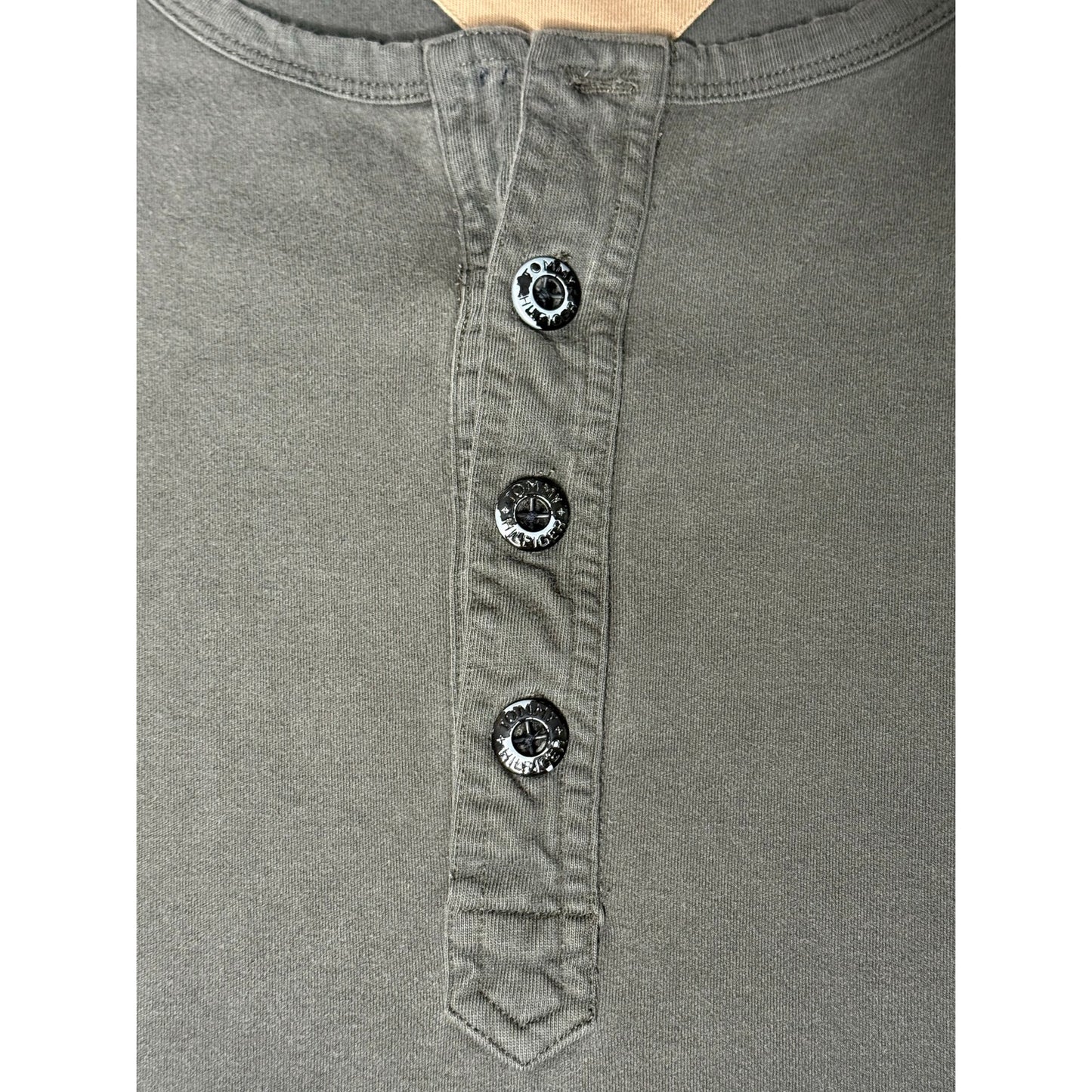 Tommy Hilfiger Elephant Henley Long Sleeve Shirt XL