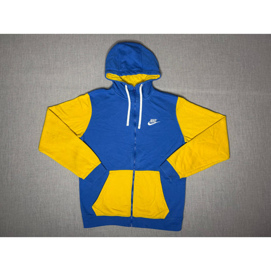 Nike Full Zip Color Block Hoodie Medium