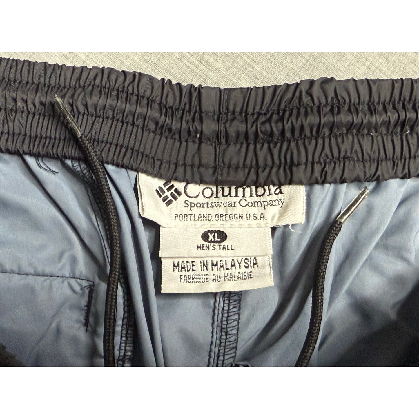 Vintage 90s Columbia Sportswear Packable Windbreaker Pants XL Tall