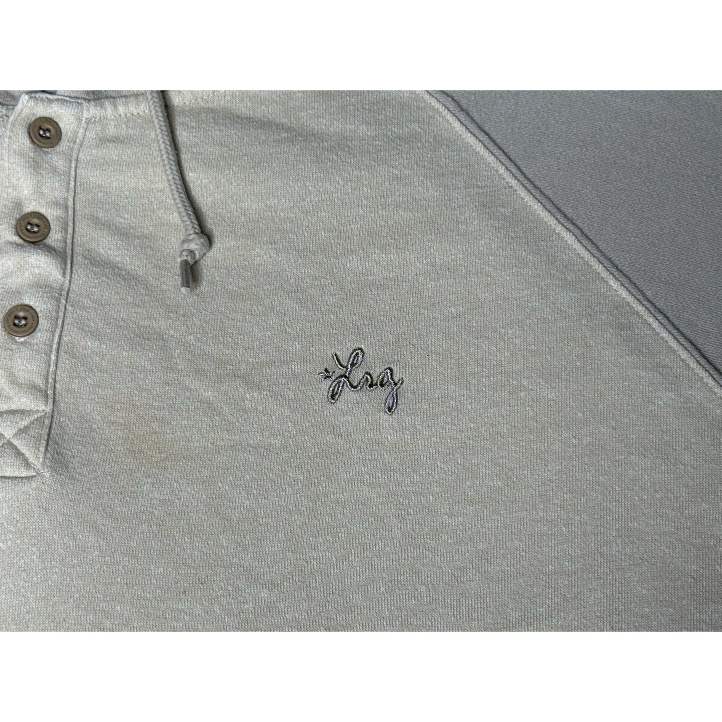 LRG Lifted Research Group Hooded Short Sleeve Henley Shirt 4XL