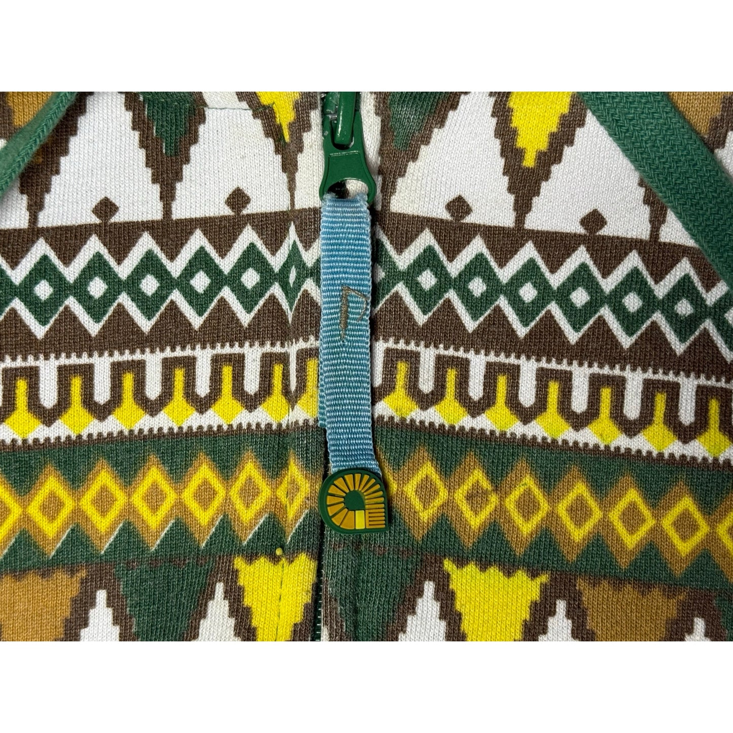 Vintage Y2K Akademiks Native Warriors Aztec Full Zip Hoodie 3XL